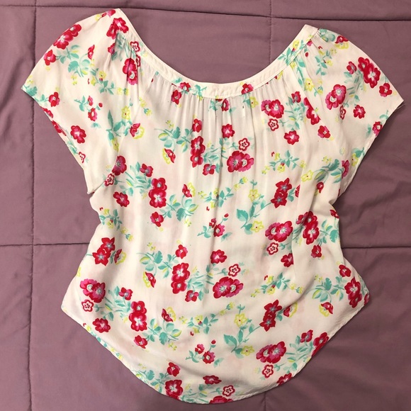 Hollister floral blouse - Picture 2 of 2